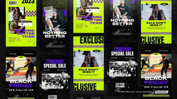 Social Media Instagram Stories Product Promo template preview