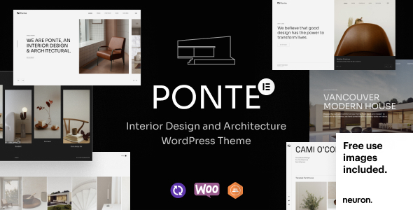 Ponte – Interior Design & Architecture WordPress Theme