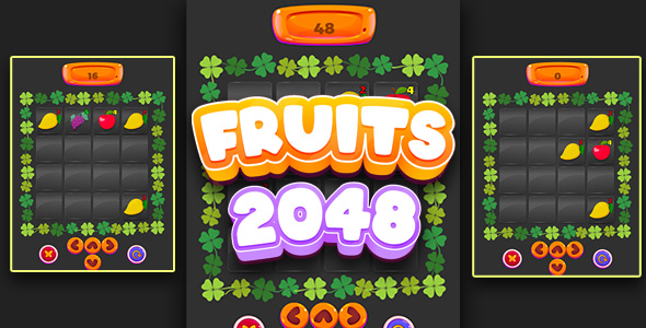 Fruits 2048 - Cross Platform Puzzle Game
