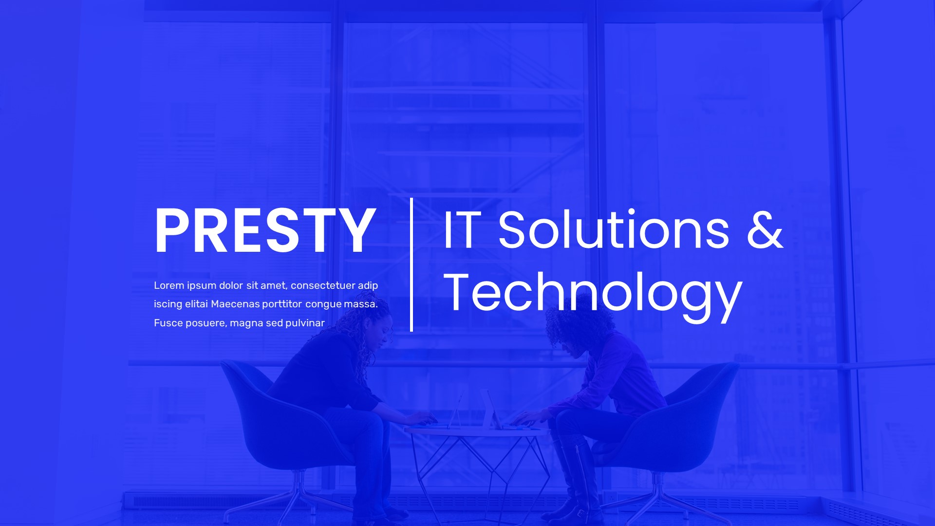 Presty - IT Solution and Technology Powerpoint Template, Presentation ...