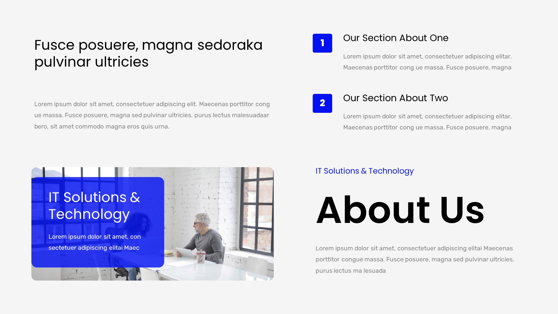 Presty - IT Solution and Technology Powerpoint Template, Presentation ...