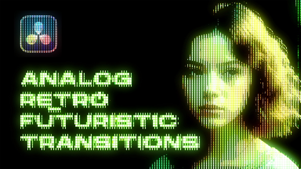 Analog Retro Futuristic Transitions | DaVinci Resolve