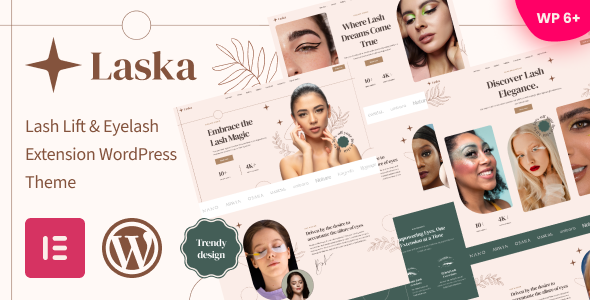 Laska – Lash Lift & Eyelash Extension WordPress Theme