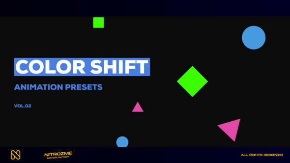 Color Shift Motion Presets Vol. 02