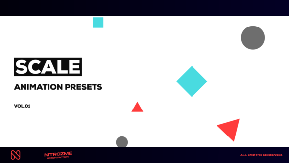 Scale Motion Presets Vol. 01