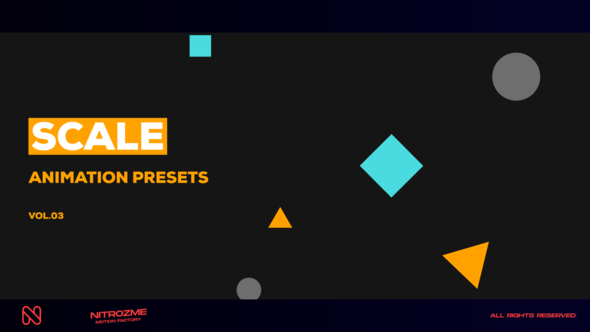 Scale Motion Presets Vol. 03