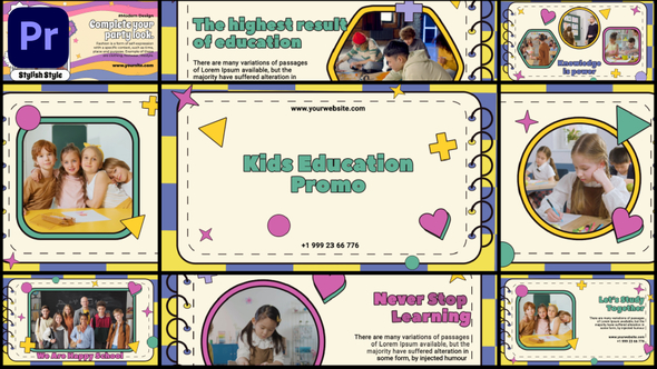 Kids Education Promo | Back to School | MOGRT