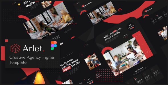 Arlet - Creative Agency Figma Template