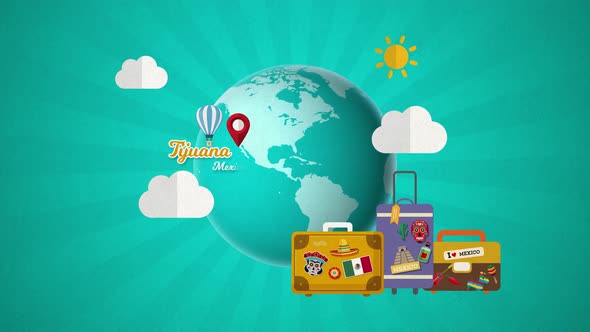 Mexico Tijuana Travel Destination 4K alt