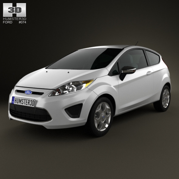 Ford Fiesta hatchback 3-door (US) 2012 - 3DOcean Item for Sale