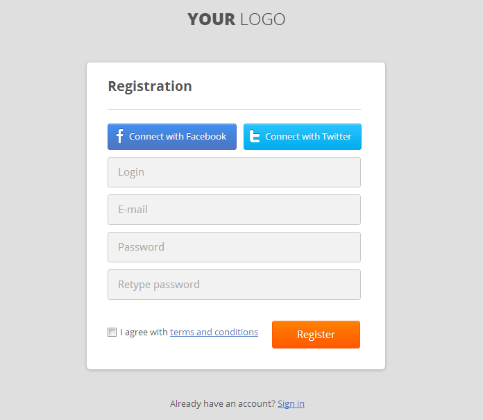 Registration Form Css Design Code, Usable Css Login Register Form, Registration Form Css Design Code