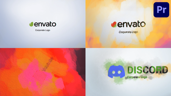 Watercolor And Paint Logo for Premiere Pro