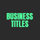 Business Titles - VideoHive Item for Sale