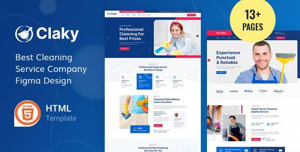 [DOWNLOAD]Claky - Cleaning Services HTML Template