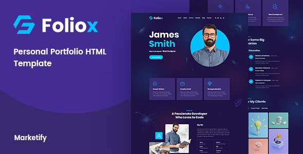 Foliox - Personal Portfolio Template