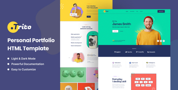 Trito - Personal Portfolio Template