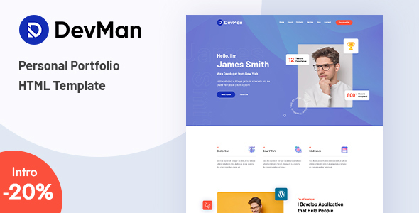 Devman - Personal Portfolio Template