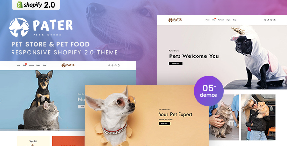 Pater – Pet Store & Pet Food Responsive Shopify 2.0 Theme
