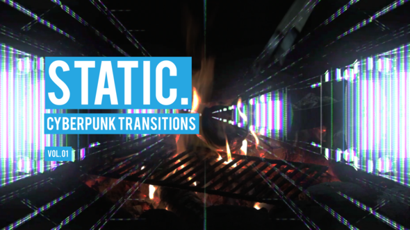Cyberpunk Static Transitions Vol. 01