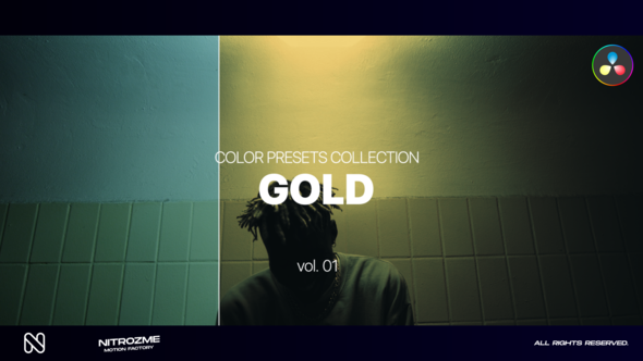 Gold LUT Collection Vol. 01 for DaVinci Resolve