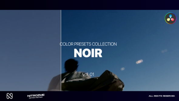 Noir LUT Collection Vol. 01 for DaVinci Resolve