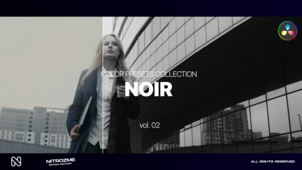 Noir LUT Collection Vol. 02 for DaVinci Resolve