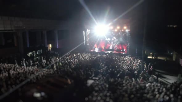 Tiltshift Effect Drone From the the Crowd alt