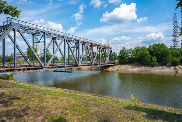 Railway Bridge Over the Reservoir Cooler at Chernobyl Nuclear Power ...