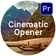 Cinematic Media Opener - VideoHive Item for Sale