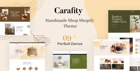 Carafity – Bamboo Handmade Shopify Theme