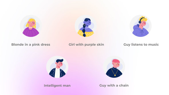 Colorfull People - Avatars Concept