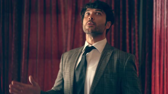 The Man is Dancing Like a Robot alt