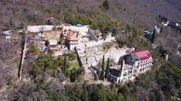 Castle of the Prince of Oldenburg. Gagra. Abkhazia.