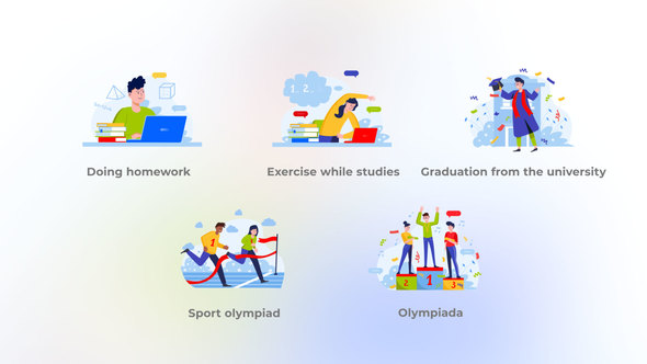 Exercise While Studies - Flat Concepts