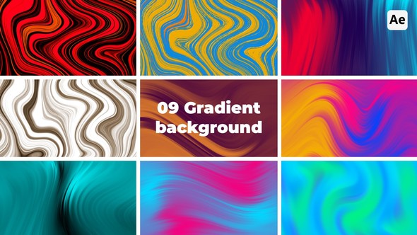 Gradient Background | AE Elements template preview