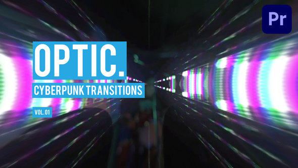 Cyberpunk Optic Transitions for Premiere Pro Vol. 01