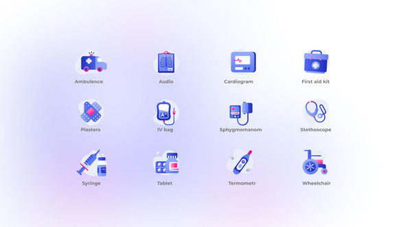 Medical - Gradient Icons