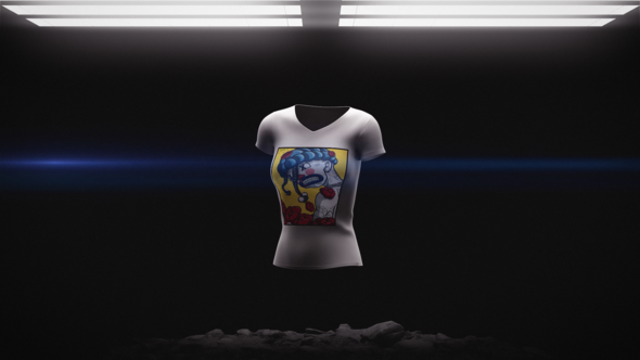 Ultimate Female T Shirt Mockup Product Promo template preview