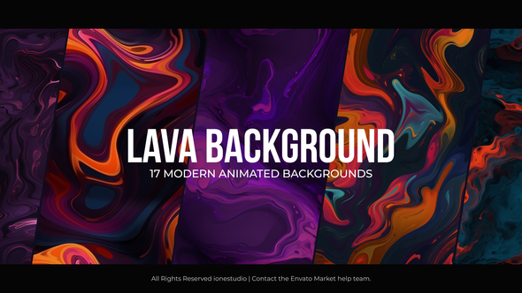 Lava Backgrounds for Premiere Pro