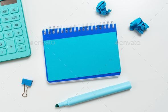Office Stationery Notepads Ruler Stapler Scissors Paper Clips Holders ...