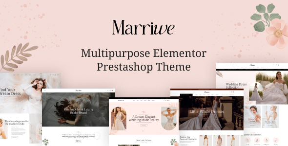 Leo Marriwe – Wedding Shop Elementor Prestashop Theme