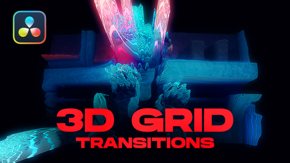 3D Grid Transitions | DaVinci Resolve