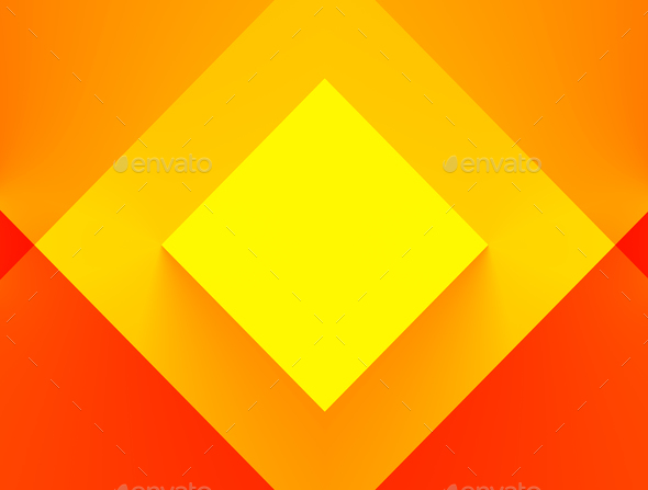 Red-orange background with gradient and straight lines