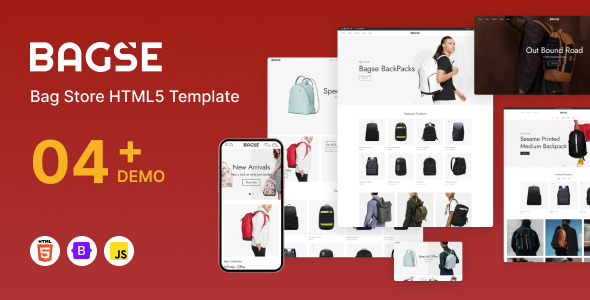 Bagse - Bag Store HTML5 Template