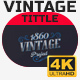 Retro Titles - V2 - VideoHive Item for Sale