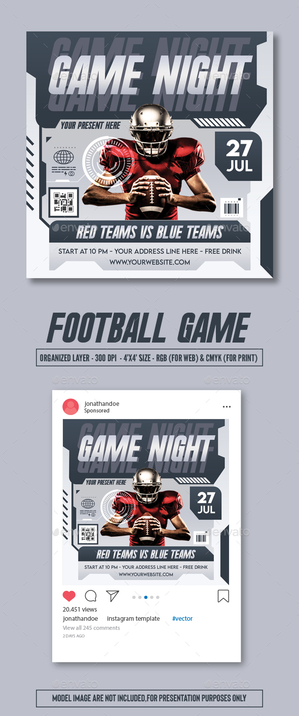 [DOWNLOAD]Football Game Flyer Template