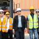 Corporate logistic team walking together at container warehouse - PhotoDune Item for Sale