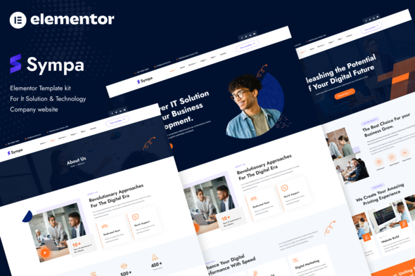 Sympa - IT Solutions & Technology Elementor Template Kit