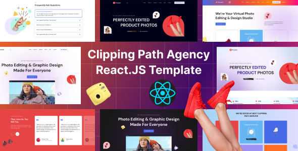 Photodit - Clipping Path Service React NextJs Template