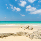 rock beach at sea blue sky background - PhotoDune Item for Sale
